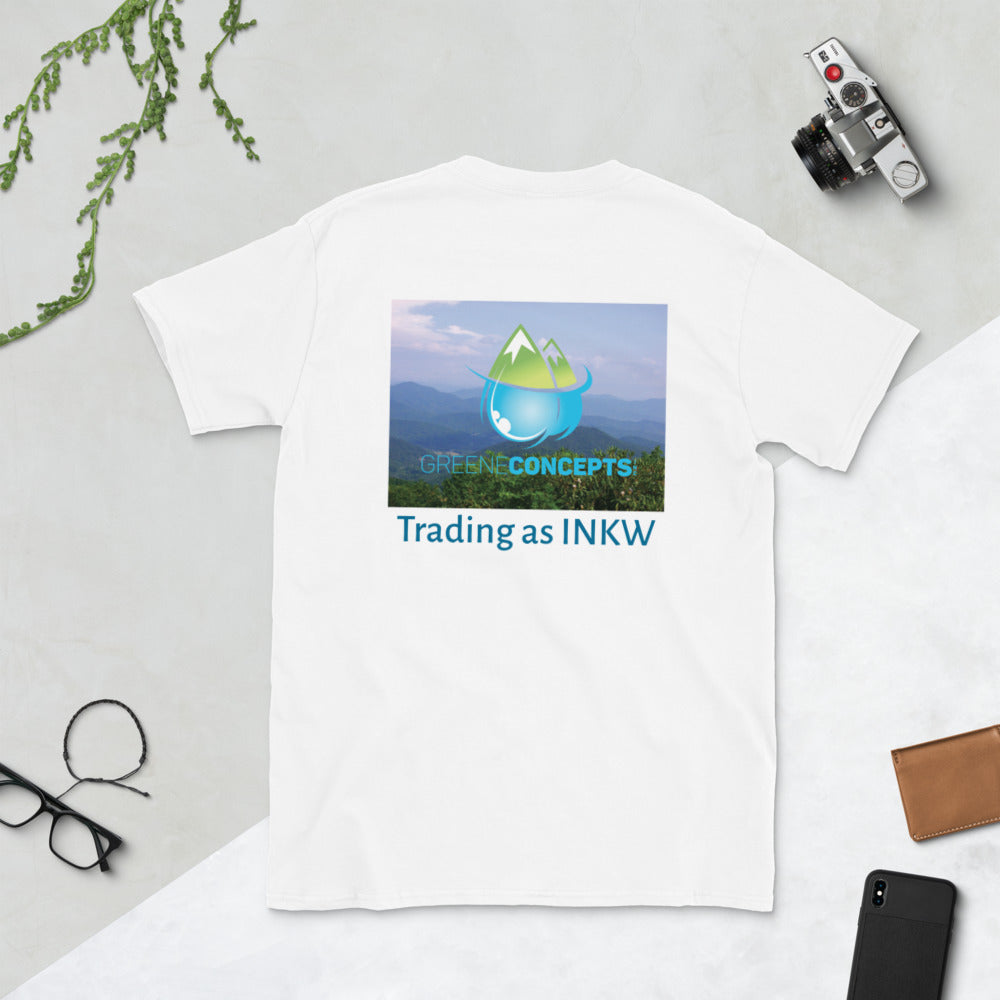 Greene Concepts INKW / Blue Ridge Mountains Short-Sleeve Unisex T-Shirt